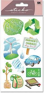 EK Success Sticko Stickers - Being Green