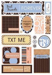 Karen Foster Cardstock Stickers - Best Friends