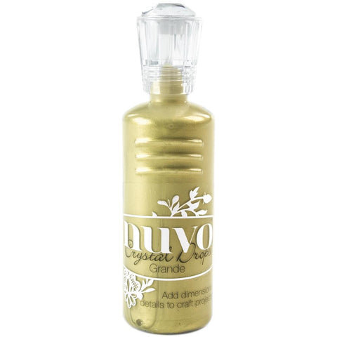 Nuvo Grande Crystal Drops - Bright Gold