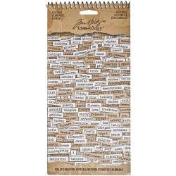 Tim Holtz Idea-ology - Chit Chat Verbiages - Seasonal