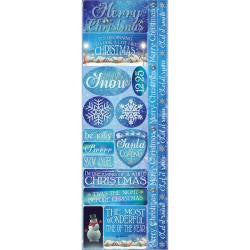 Reminisce 6x12 Cardstock Stickers - Christmas Town