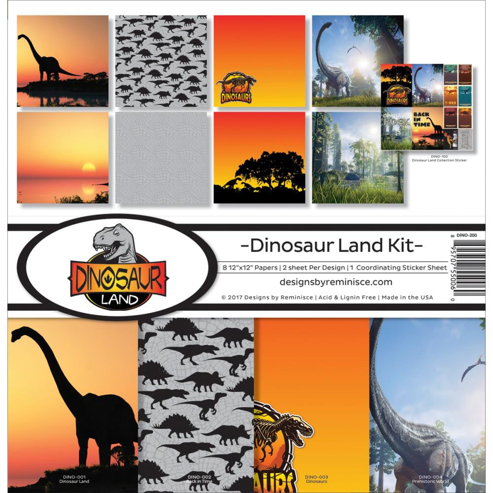 Reminisce Collection Pack - [Collection] - Dinosaur Land Kit