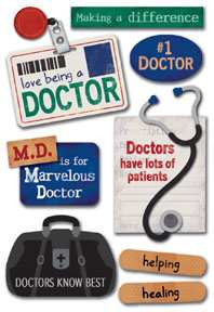 Karen Foster Cardstock Stickers - Doctor