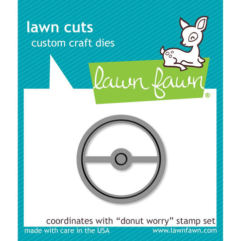 Lawn Fawn Die [Stamp & Die - PART] - Donut Worry