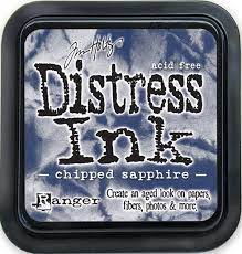 Tim Holtz Distress Ink Pad Full Size - Chipped Sapphire