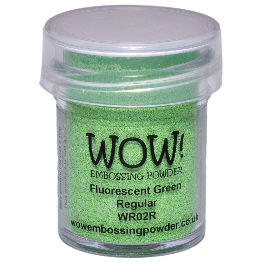 WoW Embossing Powders - Fluorescent Green Regular