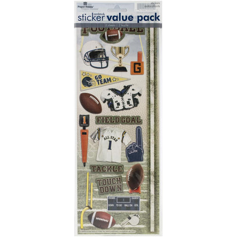 Paper House Value Cardstock Stickers - Football