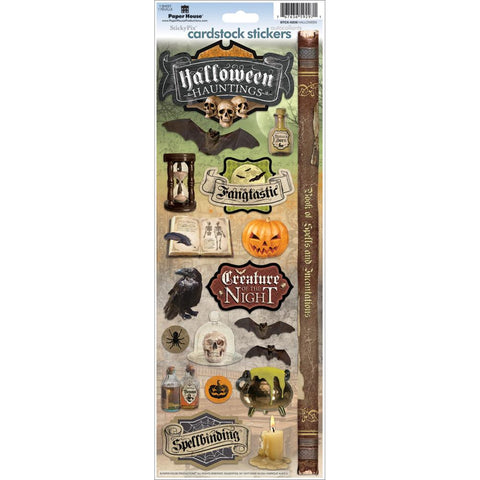 Paper House Cardstock Stickers - Halloween
