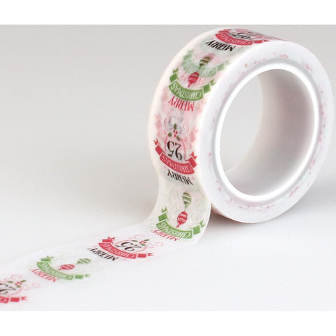 Carta Bella Washi Tape - Have A Merry Christmas Words