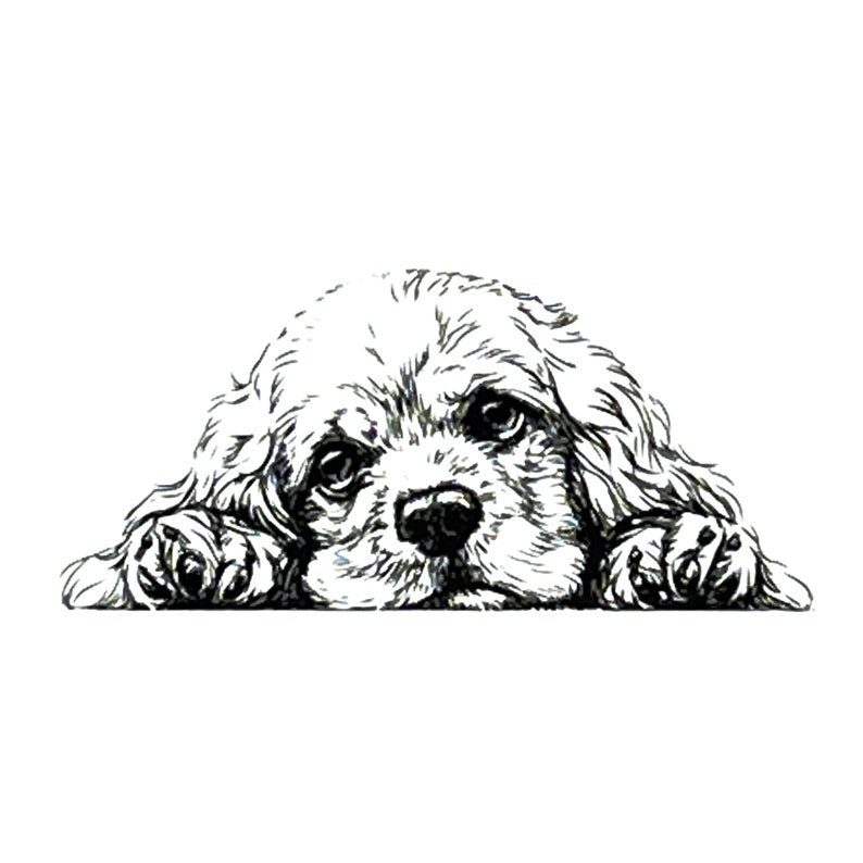 Ecstasy [Nellie's Choice] Clear stamp - Spaniel