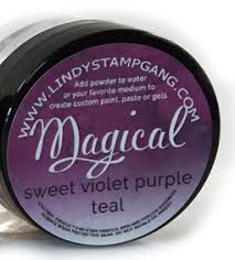 Lindy's Stamp Gang Magical Powder - Sweet Violet Purple Teal