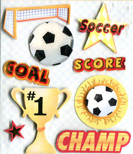 K and Company Life's Little Occasions - Soccer Stickers