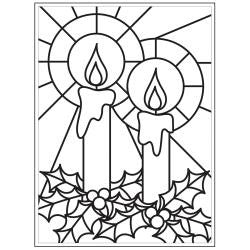 Darice Embossing Folder - Mosaic Candle