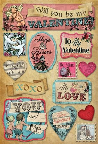 Karen Foster Cardstock Stickers - My Love