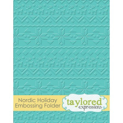 Taylored Expressions Embossing Folder - Nordic Holiday