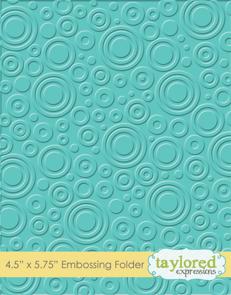 Taylored Expressions Embossing Folder - On The Spot