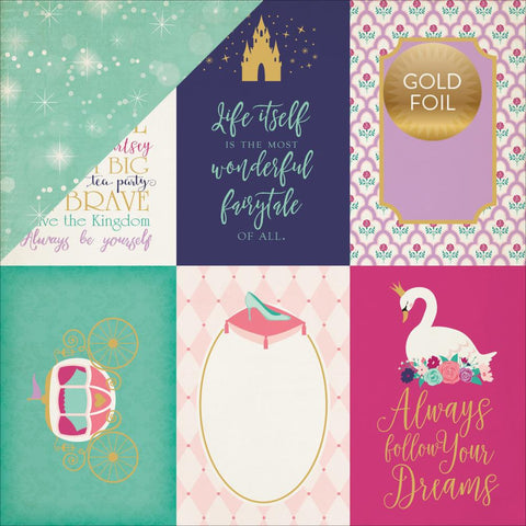 Echo Park Paper Co. Paper 12x12 - [Collection] - Once Upon A Time - Journaling Cards