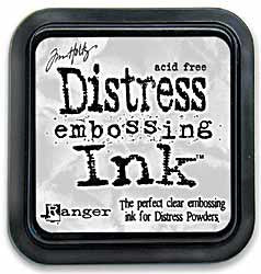Tim Holtz Distress Ink Pad Full Size - Embossing Ink CLEAR