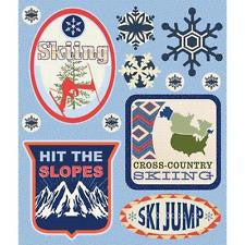 K and Company - Medley Sticker- Skiing