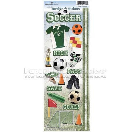 Paper House Cardstock Stickers - Soccer 2