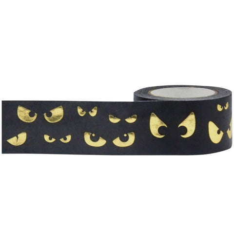Little B Washi Tape - Gold Foiled Spooky Eyes