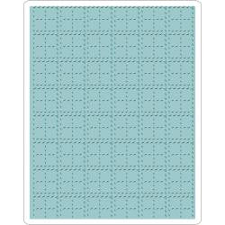 Sizzix Embossing Folders - Stitched Plaid