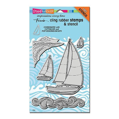 Stampendous Stamp - Sailboats