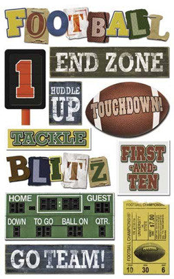 Karen Foster Cardstock Stickers - Touchdown