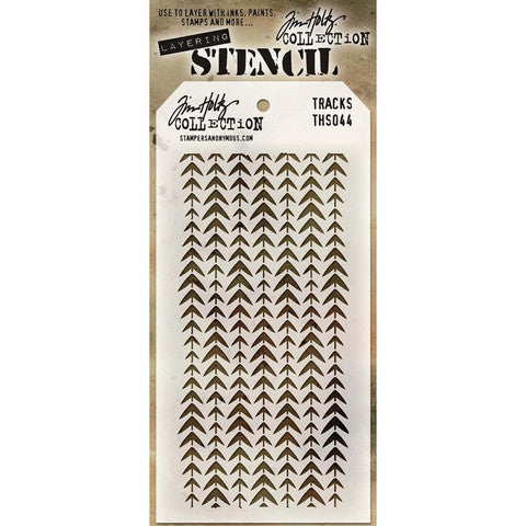 Tim Holtz Layering Stencil - Tracks