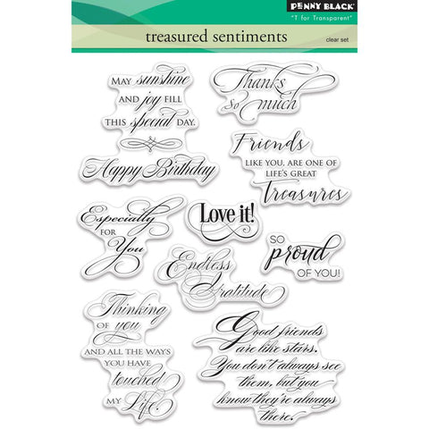 Penny Black Stamps - Treasured Sentiments