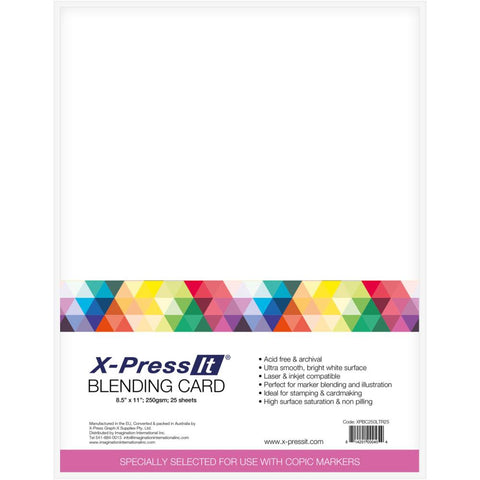 X-Press Blending Card 8.5"X11"