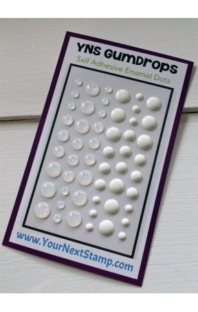 Your Next Stamp Gum Drops [Enamel Dots] - White Sugar & Sparkle