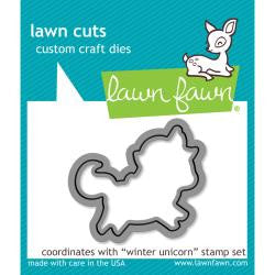 Lawn Fawn Die [Stamp & Die - PART] - Winter Unicorn